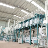 Ligne complète de machines de meunerie de farine de maïs 4T/H, usines de broyage