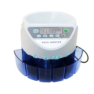 Mixed Coin Value Sorter Euro Coin Counter For European Market Coins Counting Machine