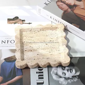 Nouveau Design Naturel Brun <span class=keywords><strong>Marbre</strong></span> <span class=keywords><strong>Plateau</strong></span> Dessous De Verre Bijoux <span class=keywords><strong>Plateau</strong></span> De Rangement <span class=keywords><strong>Table</strong></span> Ornements Décoration De La Maison De Luxe Platos Vanity Tray - Product Image 5