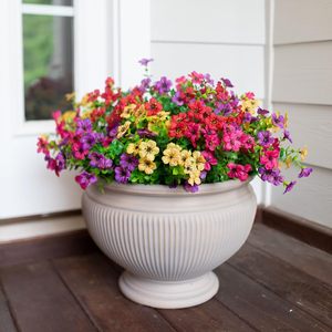 Vendita calda con foglie di eucalipto fiori artificiali finto fiore margherita per la decorazione del giardino - Product Image 2