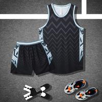 Conjunto de Uniforme de Baloncesto al por Mayor, Personalizado con Sublimación, Logotipo, Sin Mangas, Poliéster, Secado Rápido, Transpirable, para Jóvenes y Hombres