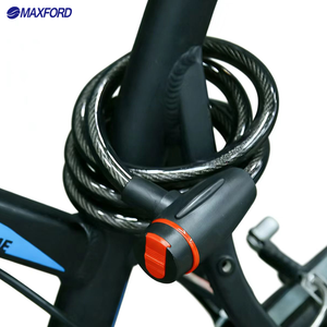 Candado <span class=keywords><strong>de</strong></span> Seguridad Antirrobo MAXFORD para Bicicleta, Scooter, con 2 Llaves, Candado <span class=keywords><strong>de</strong></span> Seguridad para Motocicleta, Candado <span class=keywords><strong>de</strong></span> Cable para Bicicleta - Product Image 4