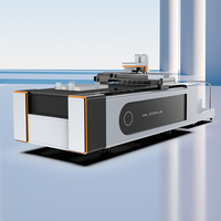 Mesin Pemotong CNC AOL 1070 Plus Digital Plotter untuk Karton, Honeycomb, Kemasan Bergelombang dengan Pisau Getar dan Roda Lipat