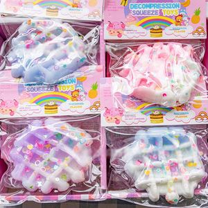 ของเล่นบีบอัดรูปอุ้งเท้าแมวน่ารักขนฟูหลากหลายแบบ TPR สีสันสดใส ของเล่นบีบคลายเครียดสำหรับเด็กและทุกเพศ - Product Image 2