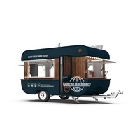 Camion de restauration mobile Taco Street RC, camion de vente ambulante de glaces, café, boulangerie, hot-dogs, snacks, restauration rapide, remorque en acier inoxydable 5,5 m, 2 ans de garantie