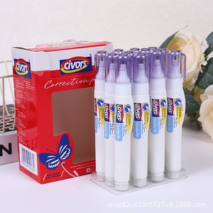 Fluide correcteur pour étudiants, application fluide, qualité bureau, effaceur de texte, sans trace, sans danger, non toxique, séchage rapide, blanc - Product Image 3