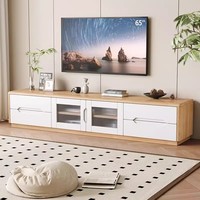 Meuble TV moderne de luxe pour salon, certification CE européenne, haut de gamme, hôtel, appartement, villa familiale