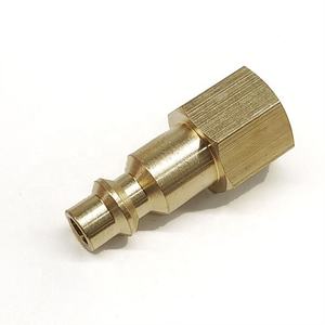 Conector de manguera de aire NPT de <span class=keywords><strong>1</strong></span>/4 ", accesorios de rosca hembra, acoplador rápido de latón PF - Product Image 1