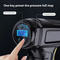 Pompa Inflator Nirkabel Inflasi Cepat Layar Digital Pompa Inflator Ban Pintar Pompa Pintar Praktis Lampu LED