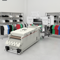 Impresora Dtf T605 de 24 "y 60cm, 5 cabezales I3200 de alta velocidad, cinco cabezales de impresión, camiseta Digital, máquina de impresión Dtf Impressora