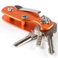 Portable Poche En Aluminium Porte-clés Organisateur Clip Dossier Porte-clés Porte-clés extérieur EDC