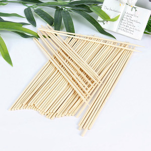 Brochetas de bambú de 2.5 mm de grosor para asar a la parrilla y cocinar, paquete de 50-80 piezas - Product Image 3
