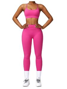 Ensemble <span class=keywords><strong>de</strong></span> yoga à séchage rapide régénérateur écologique Ensemble <span class=keywords><strong>de</strong></span> gaine d'exercice <span class=keywords><strong>de</strong></span> course à pied pour femmes - Product Image 5