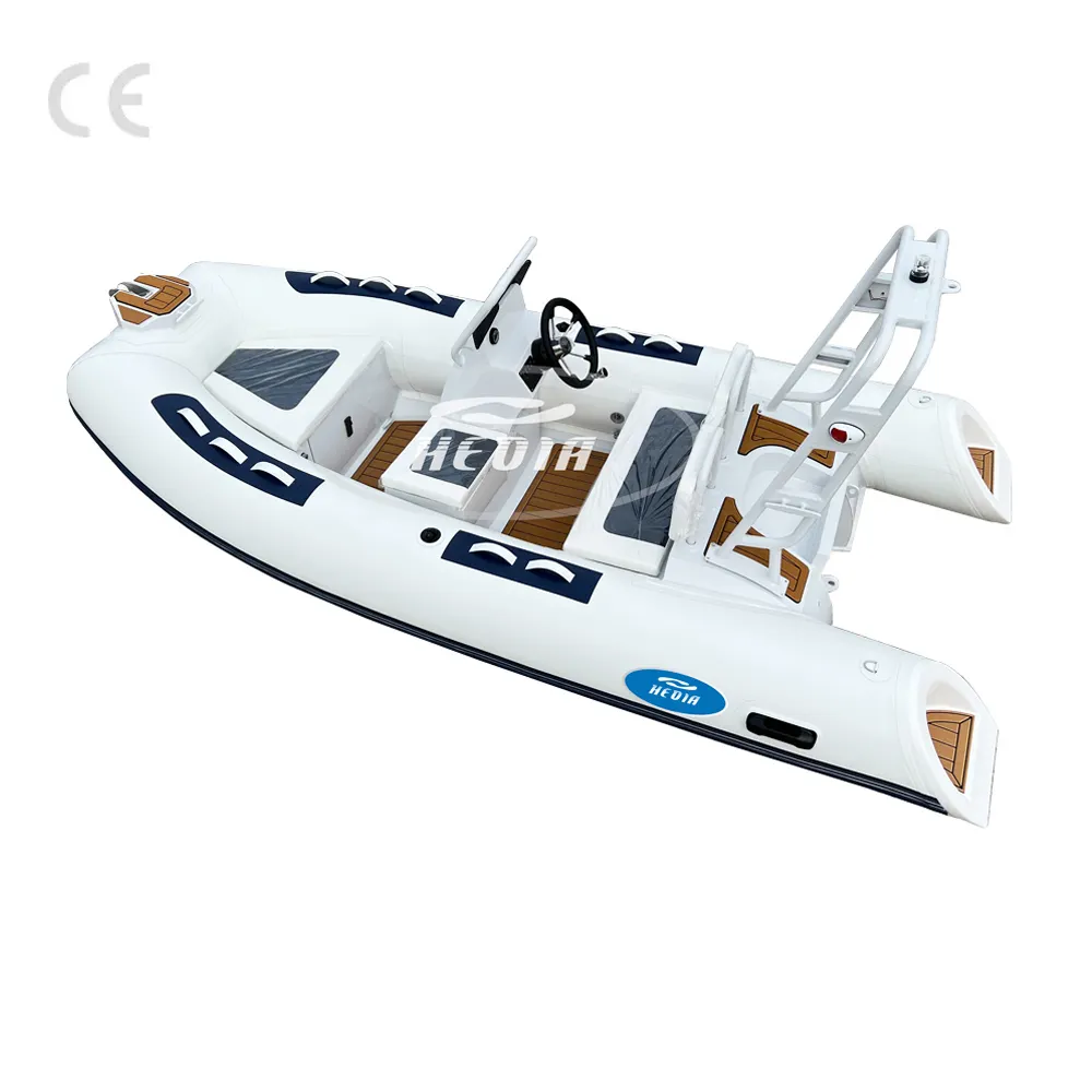 Hedia ce high speed 3.9m 3.6m 360 rubber rigid inflatable sport aluminum rib boat 390 for sale