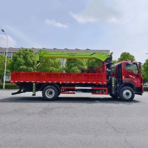 Camion grue Foton 4*2, flèche Zoomlion 8 tonnes à 5 sections, Yuchai 220HP, levage et transport pour travaux d'ingénierie - Product Image 5