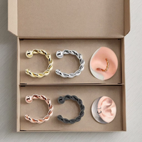 Faux Septum Piercing Nez Piercing Anneau À Lèvres Non Piercing Nez Corps Bijoux En Acier Inoxydable Piercing