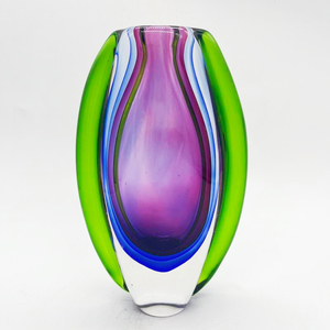 <span class=keywords><strong>Vase</strong></span> moderne de style européen fait à la main en <span class=keywords><strong>verre</strong></span> de couleur Murano Design pour la décoration intérieure pour mariage, noël, hôtels et restaurants - Product Image 3