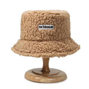 Chapeau bob en peluche polyester personnalisé avec logo tendance 2025, broderie, chaud pour l'extérieur, chapeau de pêcheur, hiver, fourrure moelleuse, femme, pêche - Product Image 4