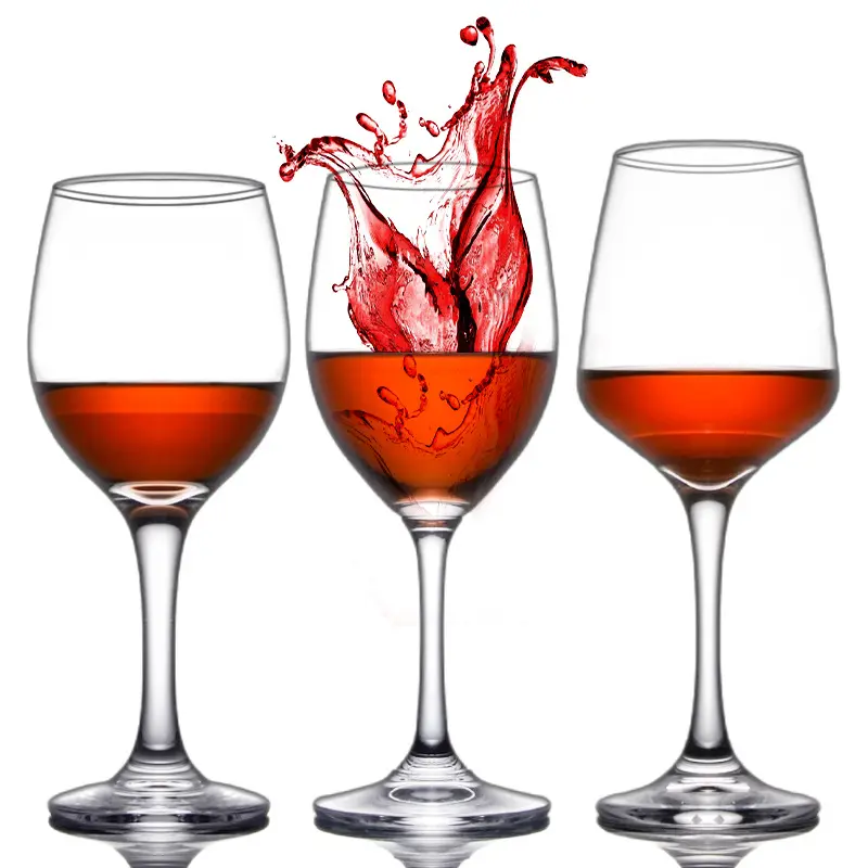 Produttori di alta qualità senza piombo bicchiere di vino rosso set di bicchieri di cristallo europeo calice di vetro di vino all'ingrosso