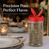 Bocaux en PET pour épices, assaisonnements, sel, condiments, herbes, emballages en plastique, shakers, ustensiles de cuisine