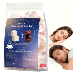 Thé aux graines de jujube acide et à la poria, à base de plantes chinoises Natura, calme l'esprit, favorise le sommeil, thé en sachet pour les insomniaques - Product Image 1