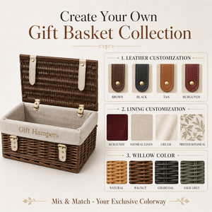 JY S3Hamper scatole di lusso rettangolo Spa <span class=keywords><strong>cesto</strong></span> regalo alla rinfusa vuoto <span class=keywords><strong>cesto</strong></span> di <span class=keywords><strong>vimini</strong></span> fatto di salice personalizzato <span class=keywords><strong>grande</strong></span> scatola regalo - Product Image 4