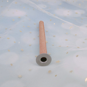 Crackling smokeless wooden <b>wicks</b> DIY <b>candle</b> making supplies Round hollow tube <b>wicks</b> Wooden <b>candle</b> <b>wicks</b> with clips - Product Image 3