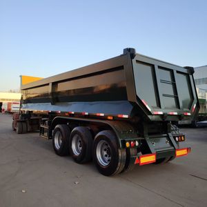 Semi-remorque benne basculante robuste pour tracteur, 3 essieux, 45 m³, 80-90 tonnes, pour le transport <span class=keywords><strong>de</strong></span> sable et <span class=keywords><strong>de</strong></span> <span class=keywords><strong>gravier</strong></span>, <span class=keywords><strong>à</strong></span> vendre - Product Image 1