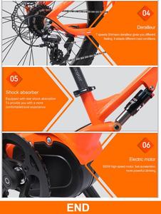 Đắt nhất E xe đạp 28 inch Chất lượng cao điện MTB Ebike 48V giữa ổ đĩa động cơ 120km Xe đạp điện - Product Image 6
