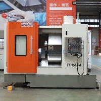 Tour CNC à structure stable TCK66A pour la production en série de composants industriels
