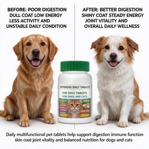 Comprimés à mâcher pour animaux de compagnie Chiens Chats Soutien multiple à la santé Probiotiques Vitamines Minéraux Service OEM Marque Privée - Product Image 2