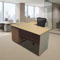 Bureau de direction moderne avec rangement - Mobilier de bureau commercial Poste de travail de direction