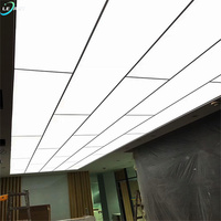 Techo Cielo Plafon stratifié au design moderne PVC 3d translucide Carreaux de panneau de plafond décoratifs pour magasins