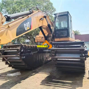 รถขุดแบบลอยน้ำมือสอง รุ่น 320d รถขุดสะเทินน้ำสะเทินบก 20 ตัน CAT 320D 320C 320B รถขุดสำหรับพื้นที่ลุ่มน้ำ - Product Image 5