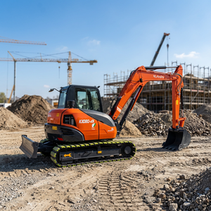 Offre Spéciale : Mini-Excavatrice sur Chenilles d'Occasion Kx080-4 de 8 Tonnes, Japonaise, avec Pompe de Boîte de Vitesses, Certifiée CE et Inspection Vidéo Incluse - Product Image 1