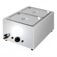 Matériel de restauration pour hôtels et restaurants, bain-marie de table en acier inoxydable 201/304 avec contrôle précis de la température