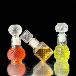 Venta al por mayor 50ml Mini <span class=keywords><strong>Miniatura</strong></span> Jugo Wine Spirit Licor Botella <span class=keywords><strong>de</strong></span> vidrio para Whisky Vodka - Product Image 6