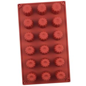 Moule en silicone 3D écologique à 18 cavités, forme ronde, pour la fabrication artisanale de gâteaux, bougies et savons, avec logo personnalisé, OEM/ODM - Product Image 3