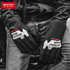 MOTOWOLF novas luvas impermeáveis capa para motocicleta luvas do esporte ao ar livre capa protetora exterior