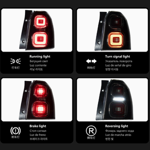 AURON Land Rover Freelander 07-15 Rear Tail Lights LED Conversion Kit-Clear ABS New High Quality <b>Plug</b> Play <b>12V</b> 36W 6000 Lumens - Product Image 2