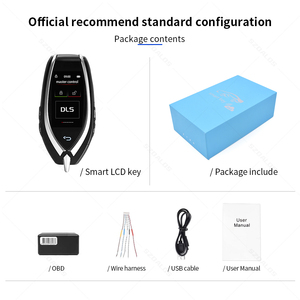 람보르기니용 블랙 터치스크린 LCD 자동차 키, 모든 차량용 OBD 키리스 엔트리 시스템 포함 - Product Image 4