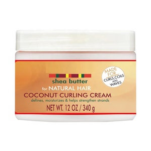 Crème coiffante à la noix de coco et au beurre de karité pour cheveux bouclés, crépus, frisés et ondulés, douce, brillante et hydratante, parfaite pour les cheveux naturels - Product Image 6
