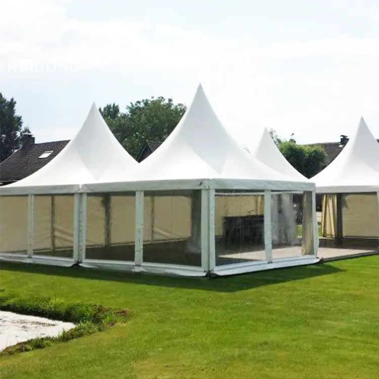 Pavilhão de telhado transparente para festas de casamento, tenda para eventos ao ar livre à prova d'água, forro de decoração, venda imperdível por atacado