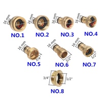 1/2 "3/4" 1 "filetage mâle ou femelle raccords de tuyau d'arrosage joint en laiton tuyau robinet mamelon connecteur rapide