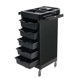 Multifunctional Modern 5-Tier Heavy-Duty Durable Stainless Steel 4-Wheel Mobile Beauty Storage Cart Salon Trolley - Product Image 1