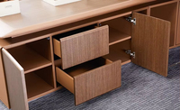 Meubles de bureau personnalisés haut de gamme pour PDG, mobilier de direction moderne et luxueux 2600*2350*750mm - Offre Spéciale