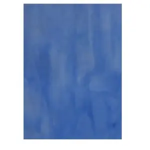 Однотонный опалесцентный стеклянный лист синего цвета