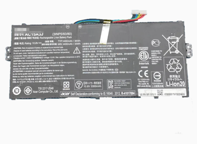 Laptop Battery  for Acer Spin 11 CP311 Chromebook: Model AC15A3J