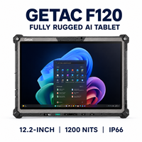 Nueva Tablet PC Getac F120 Totalmente Resistente Copilot Plus, Intel Core Ultra, Pantalla Táctil de 12.2 Pulgadas Legible Bajo la Luz Solar, Windows 11 Pro
