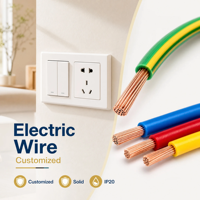 Cable de Cobre de Bajo Precio y Alta Calidad H07V-K H07V-R H07V-U BV BVV BVR THW TH, Cable Eléctrico para Construcción con Aislamiento de PVC